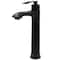 Novatto RANSOM Single Lever Vessel Faucet in Matte Black GF-163MB - alternate 1
